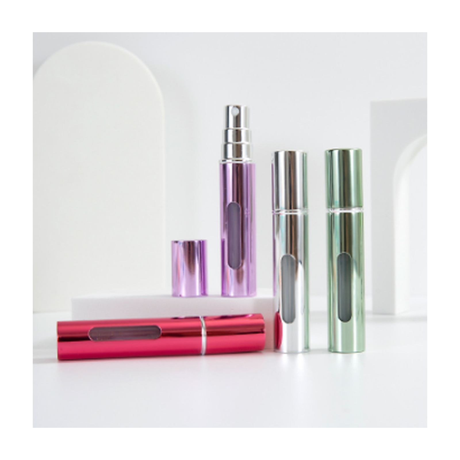 10ml Flat-Top Bottom-Fill Perfume Atomizer